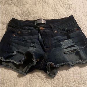 Denim Deconstructed Shorts